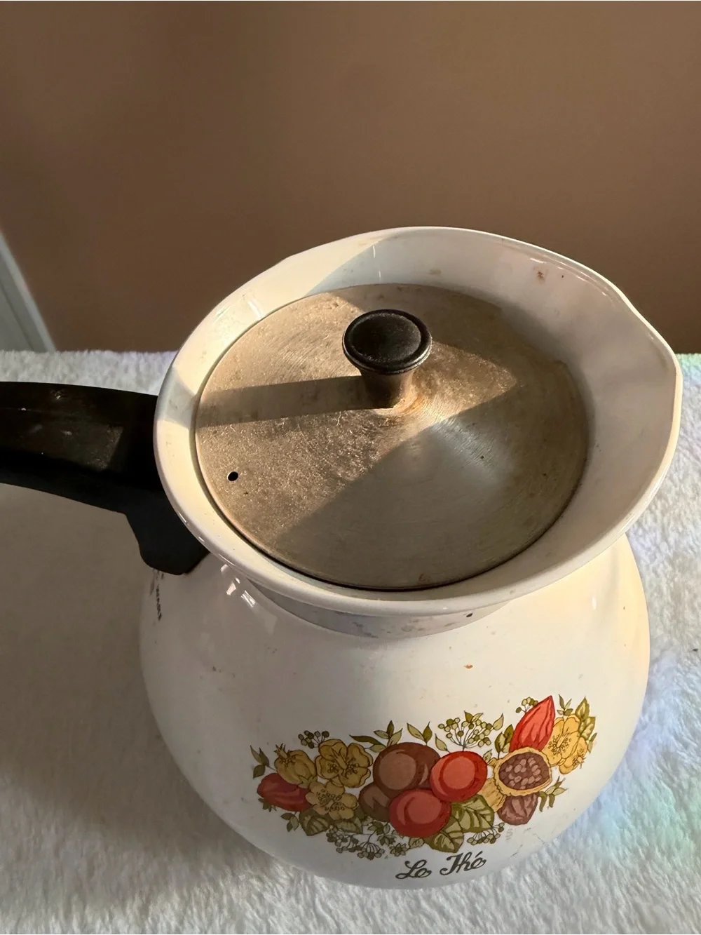 Corning Ware spice of life coffee pot with lid